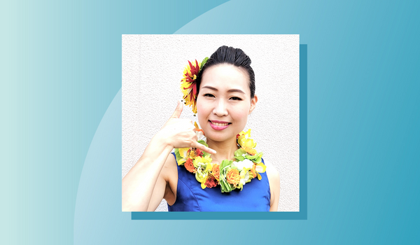 【月経カップ体験談】フラダンスで自然とつながる時間が好き。4人姉妹の子育てに仕事に奮闘中の河根仁美さん