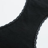 吸水ショーツ エヴァウェア ビキニ ブラック クロッチ部分