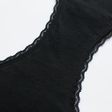 吸水ショーツ エヴァウェア ボーイショーツ ブラック クロッチ部分