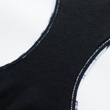 吸水ショーツ エヴァウェア ボーイショーツ タイダイ クロッチ部分