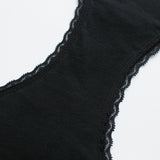 吸水ショーツ エヴァウェア ブリーフ ブラック クロッチ部分