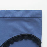 吸水ショーツ エヴァウェア ヒップスター ブルー ウエストゴム